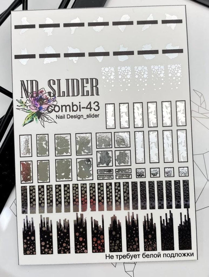 Sticker C-43 Silver ND Slider 