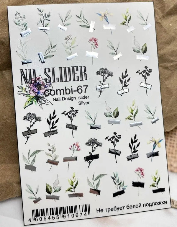 Sticker C-67 Silver ND Slider 