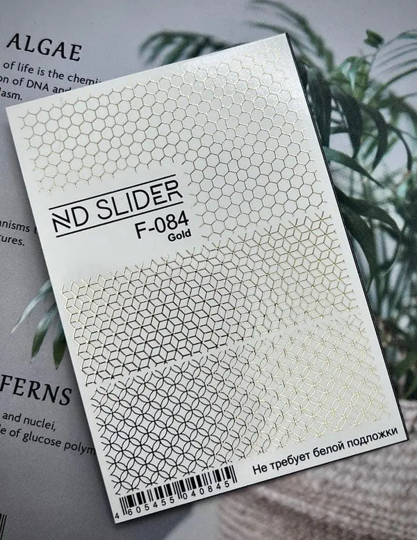 Sticker F-84 Gold ND Slider 