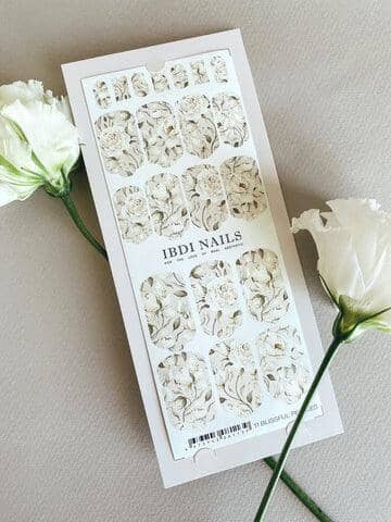 Wraps 11 Blissful Peonies Ibdi Nails 