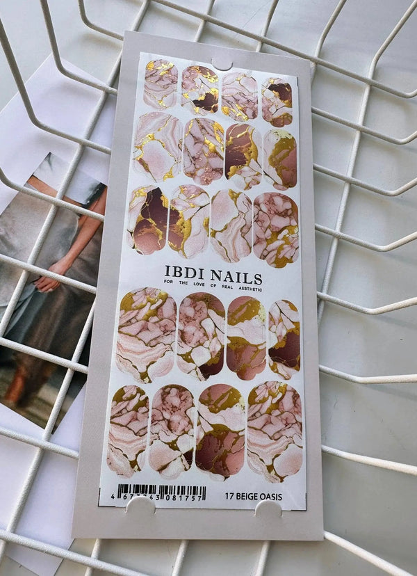 Wraps 17 Beige Oasis Ibdi Nails 
